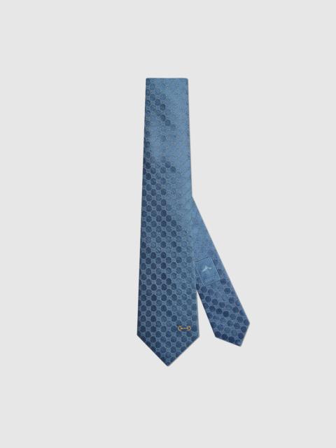 GUCCI GG silk jacquard tie