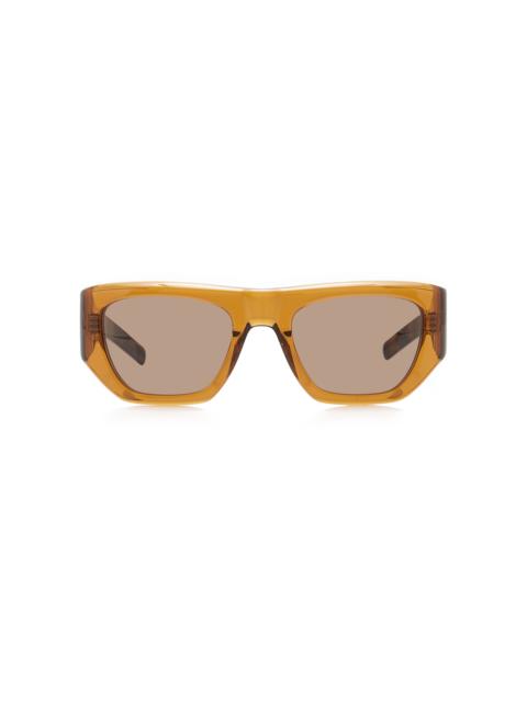 SAINT LAURENT Acetate Sunglasses brown
