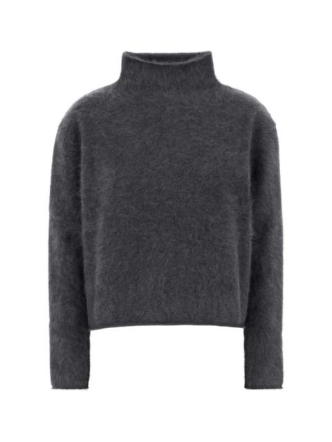 LISA YANG Lisa Yang Women Graphite Cashmere Oversize Sandy Sweater