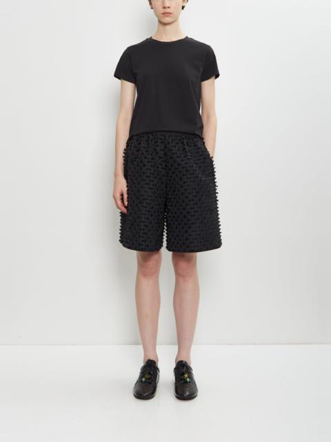 CECILIE BAHNSEN Bruno Textured Shorts