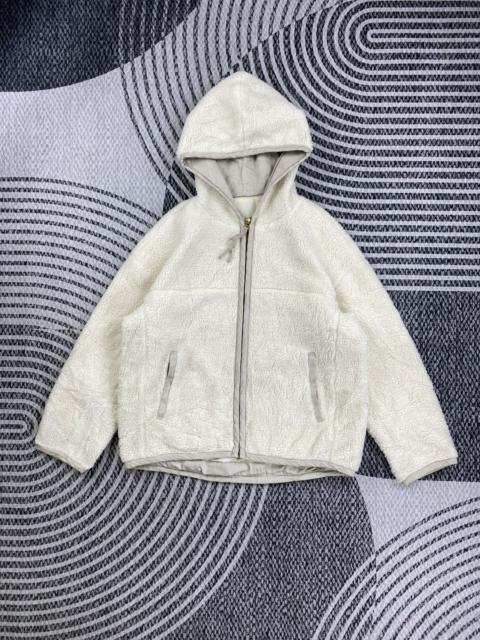 Other Designers Michel Klein Sherpa Hoodie Zipper Jacket