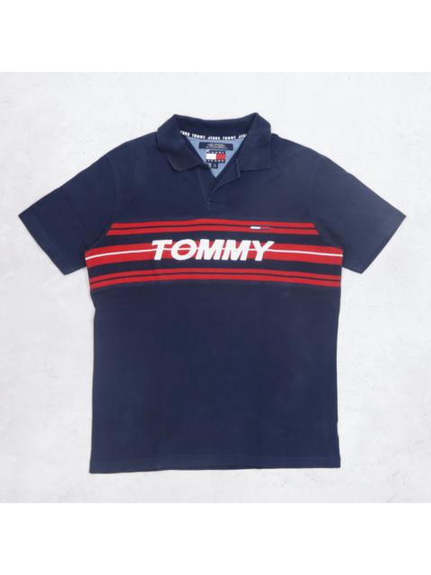Other Designers Vintage 90s TOMMY HILFIGER Mini Logo Embroidered Short Sleeve Tommy Jeans Polo Shirt