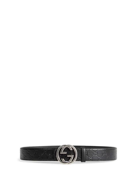 GUCCI Reversible Leather Gg Belt