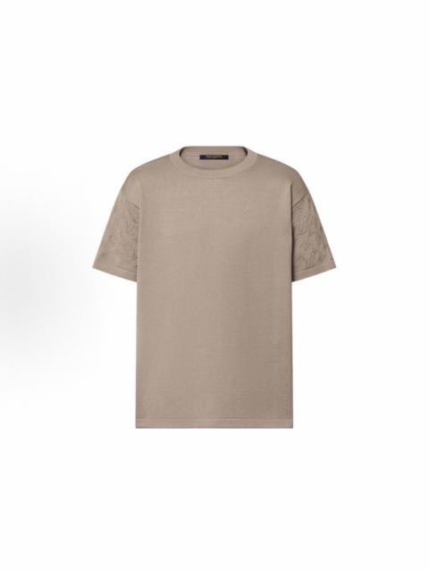 Louis Vuitton Louis Vuitton LV Khaki Short-Sleeve Shirt with Monogram Arm Detail
