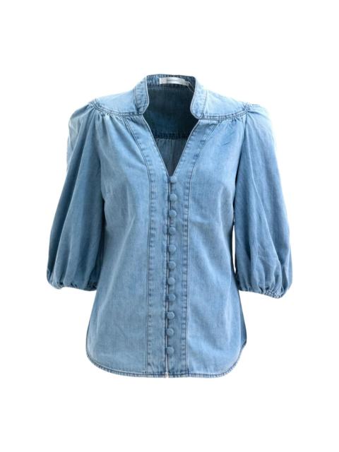 Zimmermann Lucky Denim Blouse