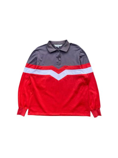 Dior Vintage 90s Christian Dior Sports Colorblock Polo⁠