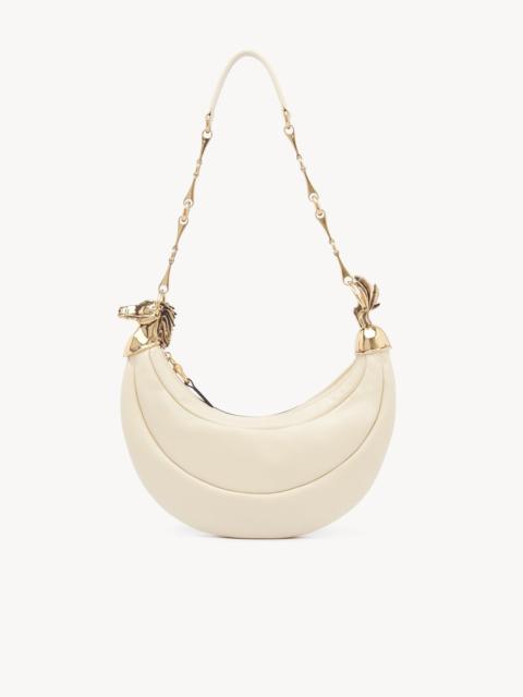 Chloé CHAIN HORSE SHOULDER BAG IN GRAINED LEATHER