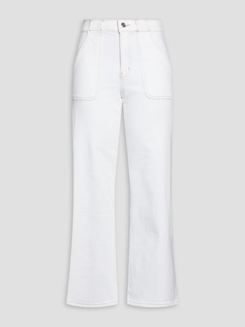 FRAME The Modern Pocket high-rise flared jeans