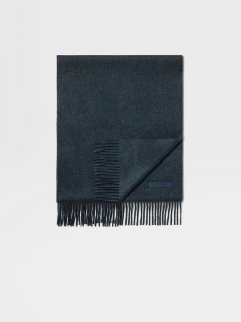 ZEGNA DARK GREEN OASI CASHMERE SCARF