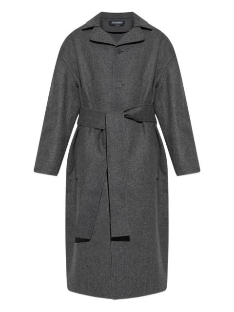 JACQUEMUS Citta belted coat