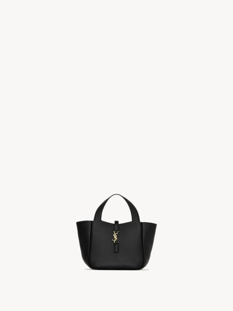 SAINT LAURENT LE 5 À 7 BABY BEA IN GRAINED LEATHER