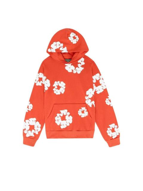 DENIM TEARS Denim Tears Cotton Wreath Logo Hoodie 'Orange White' 301-090-30