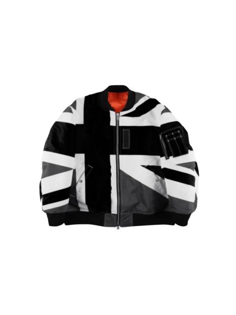 TAKAHIROMIYASHITA TheSoloist. TAKAHIROMIYASHITA TheSoloist. Back Gusset Sleeve Flight Jacket (Union Jack) Multi