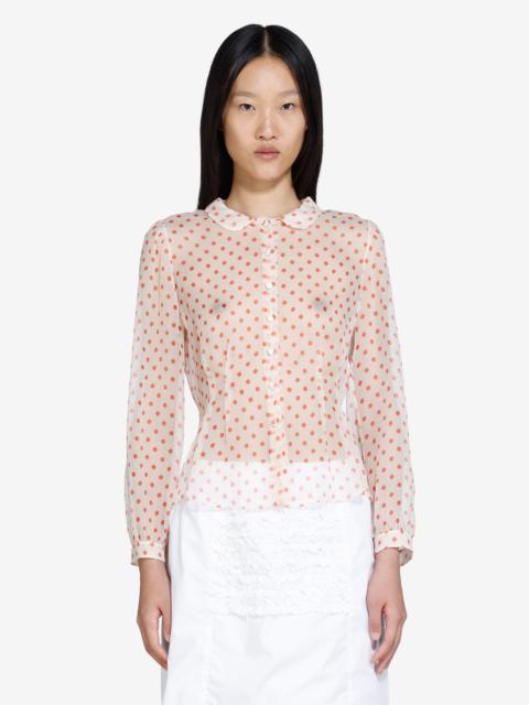 N°21 SHEER POLKA DOT SHIRT