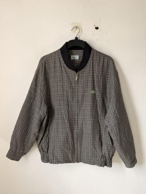 Other Designers Golf le Fleur × Lacoste - VINTAGE IZOD LACOSTE PLAID JACKET CASUAL BOMBER STYLE