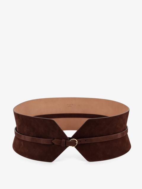 Alaïa Bustier Suede Belt