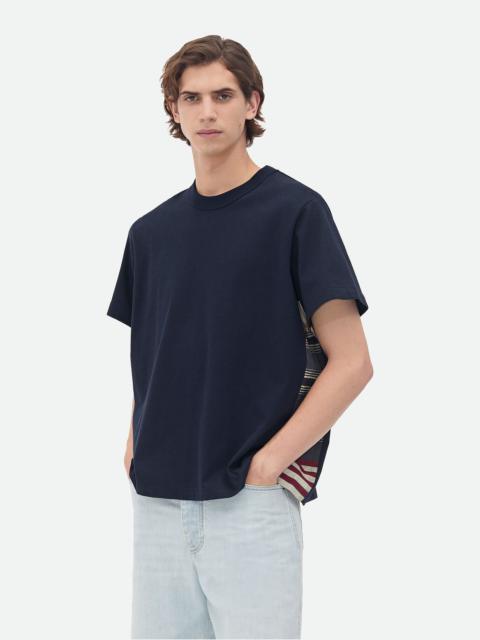 Bottega Veneta Soft Cotton Jersey Gingham T-Shirt