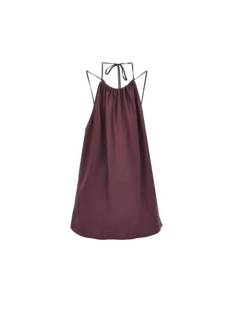 PINKO SATIN HALTER NECK TOP