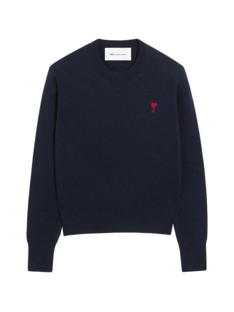 AMI Paris Ami Paris Women Ami De Coeur Wool Crewneck Sweater