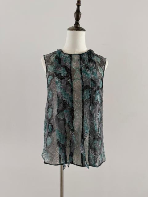 Prada Prada Snake Print Vest Top