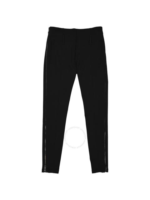 Burberry Burberry Ladies Black Zip Detail Jodhpur Leggings