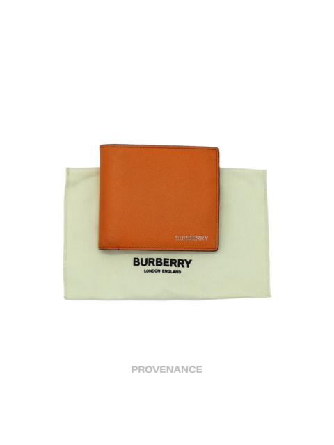 Burberry Burberry Logo 8CC Bifold Wallet - Orange Grained Leather