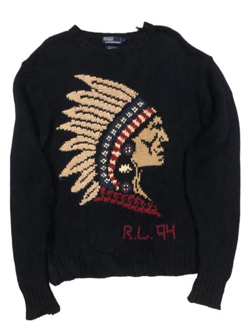Polo Ralph Lauren - Iconic Polo Raph Lauren R.L 94 Native Red Indian Knit Jumper