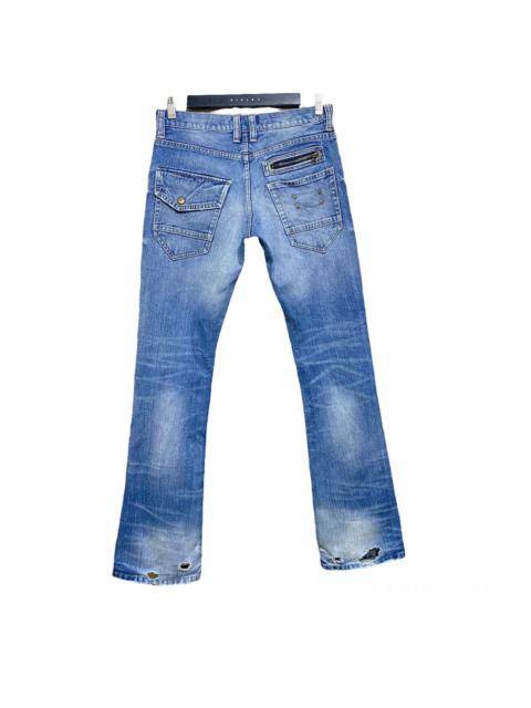 Other Designers Le Grande Bleu (L.G.B.) - Tete Homme Denim Flares Jeans Ripped 31x33