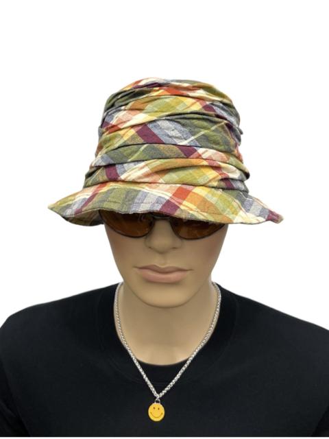 Other Designers RARE🔥CA4LA Japanese Hat Designer Layered Check Bucket Hat
