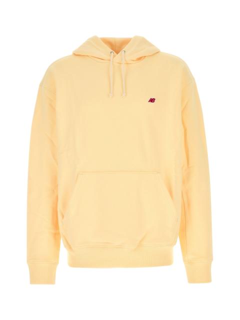 New Balance Pastel yellow cotton sweatshirt