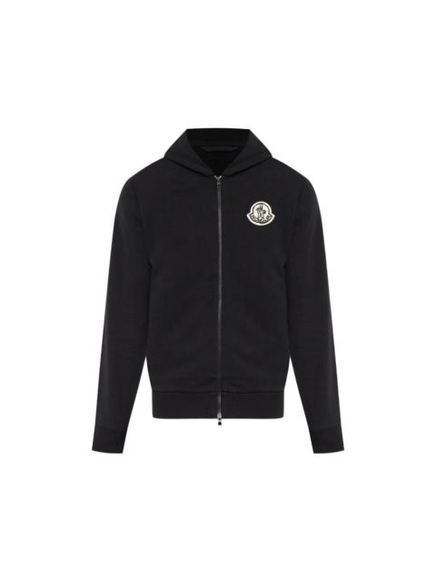 Moncler Moncler Black Sweaters & Knitwear - Hoodies Men