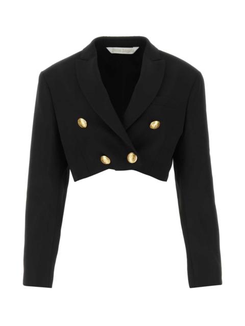 Palm Angels Palm Angels Women Black Polyester Blend Boyfriend Blazer