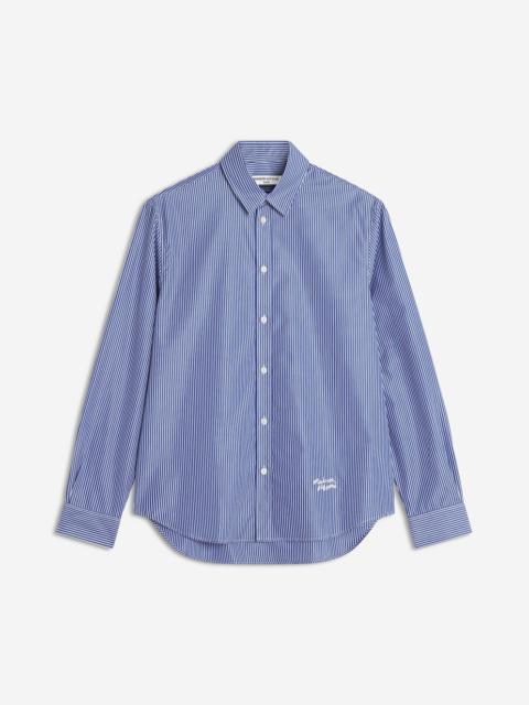 Maison Kitsuné MAISON KITSUNE HANDWRITING STRIPED CLASSIC SHIRT