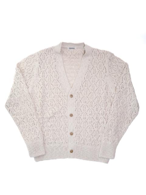 3sixteen Classic Cardigan Ecru Flamme Lace Knit
