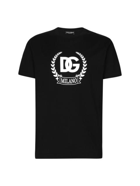 Dolce & Gabbana DG-print stretch-cotton T-shirt
