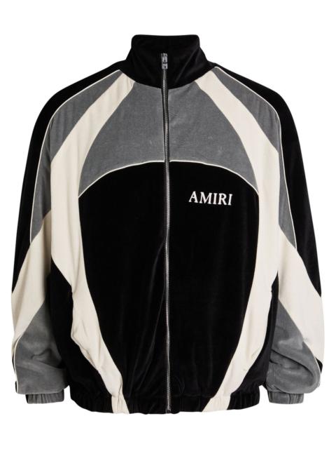 AMIRI Amiri Colour-blocked Velour Track Jacket