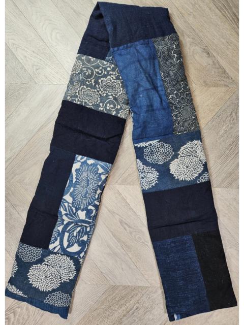 visvim Visvim ICT Down Muffler Kofu INDIGO PATTERN