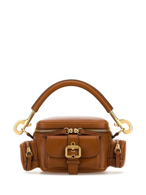 Chloé Brown leather small Camera Bag handbag