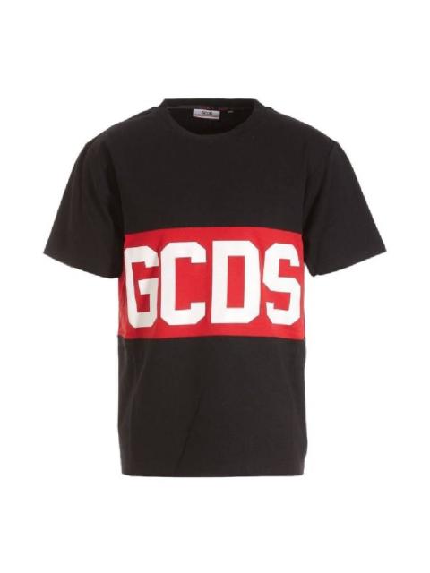 GCDS Gcds Front Logo Cotton T-Shirt