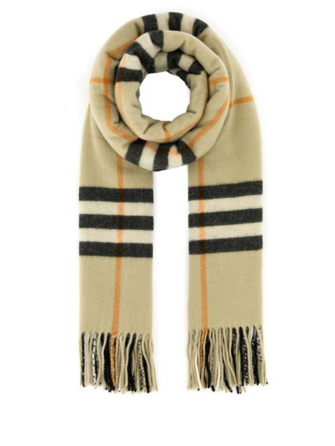 Burberry Embroidered cashmere scarf