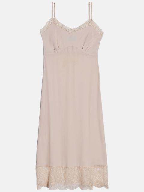 Simone Rocha Lace Trim Slip Dress