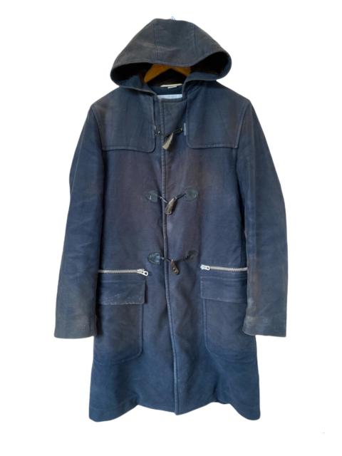 Other Designers Umit Benan - Umit Benan Navy Duffle Coat Made in Italy