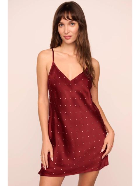 eberjey Eberjey x  Lily Aldridge - Inez Washable Silk Printed Short Slip