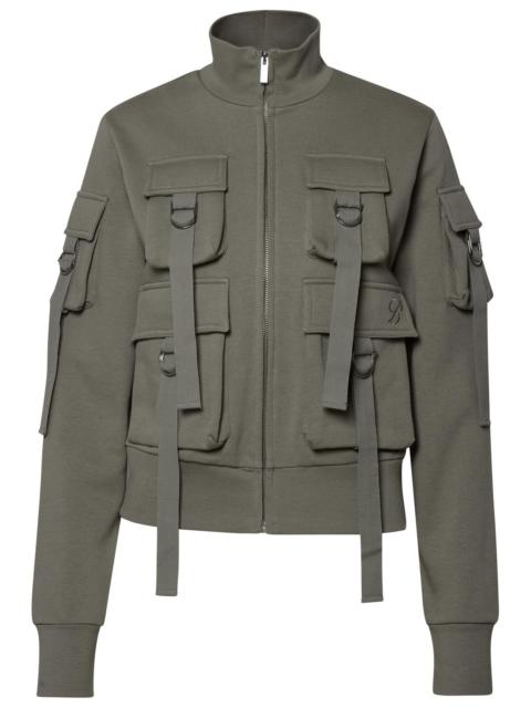 Blumarine Blumarine Green Cotton Sweatshirt Women