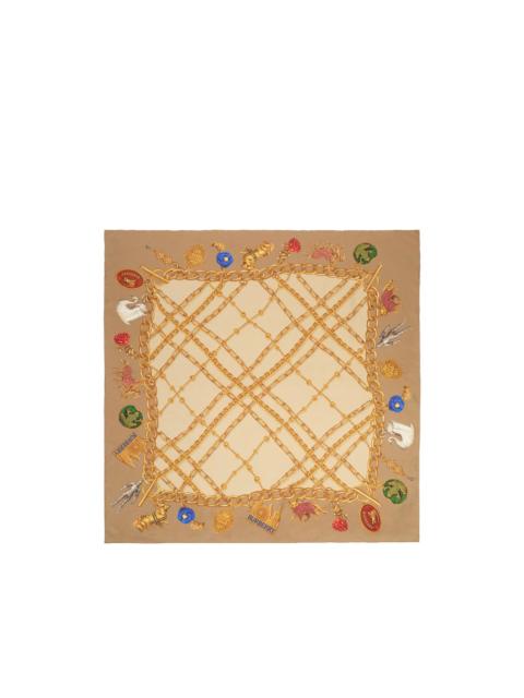 Burberry Burberry Neutrals Scarves Men