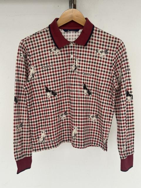 Other Designers Aquascutum Polo Checkered Tee