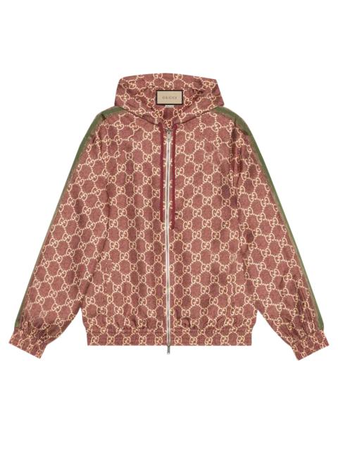 GUCCI Gucci Logo Silk Jacket 'Sweet Berries/Rose'