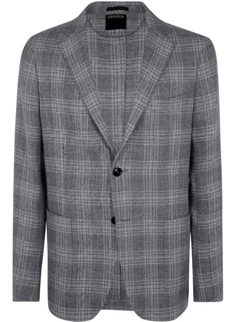 ZEGNA Zegna Men Wool And Linen Jacket