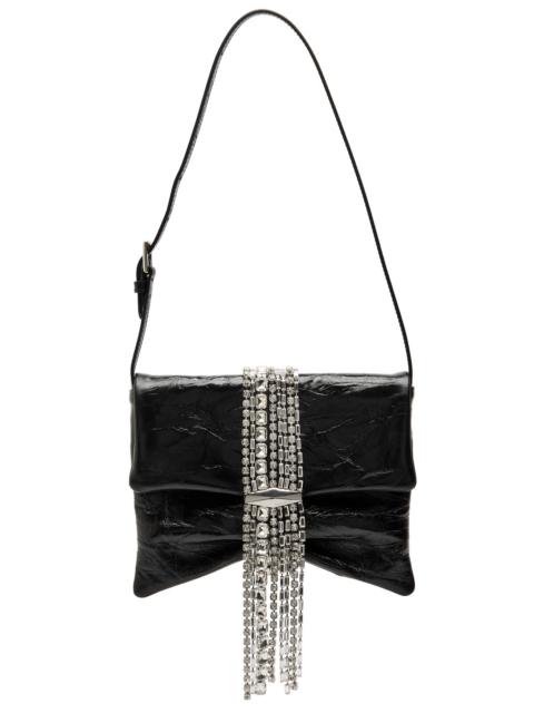 JIMMY CHOO Jimmy Choo Zandra Crystal-embellished Leather Shoulder bag