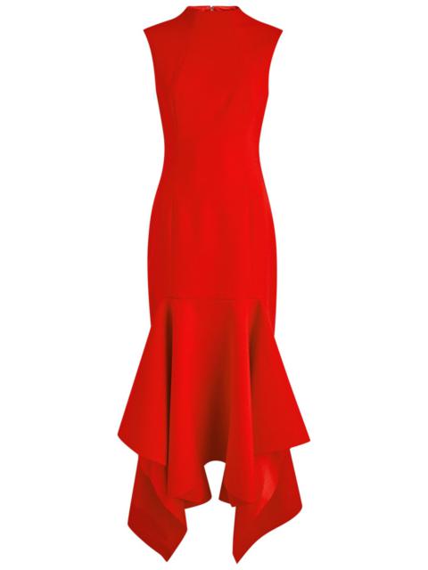 SOLACE LONDON Solace London Trinity Crepe Midi Dress